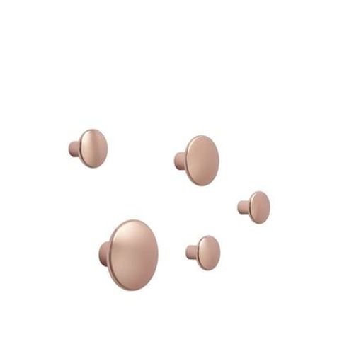 Muuto - Patère The Dots métal - Ensemble - rose - Rose