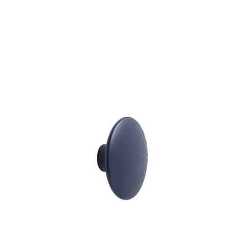 Muuto - Patère Dots Wood - M - bleu nuit - Bleu
