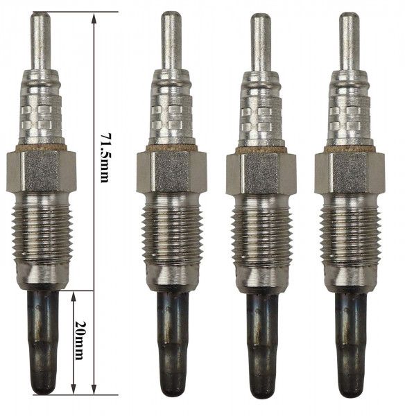 Quatre Bougies De Préchauffage - Seat Cordoba Vario 1.9 Tdi 110 08/1996-12/2002