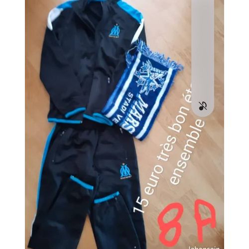 Ensemble Sport Olympique Marseille Avec Echarpe