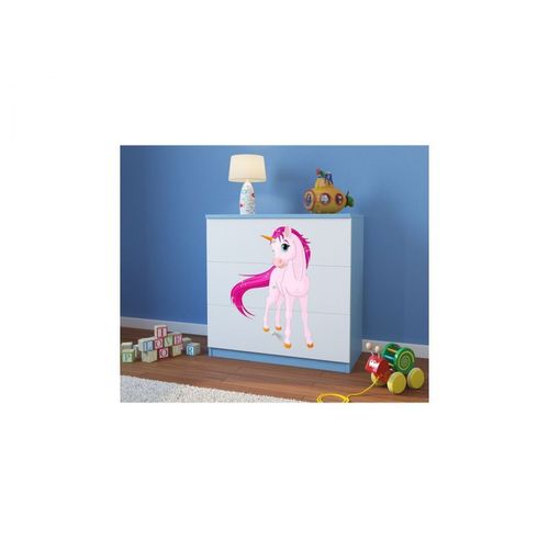 Commode Babydreams Bleue Unicorne