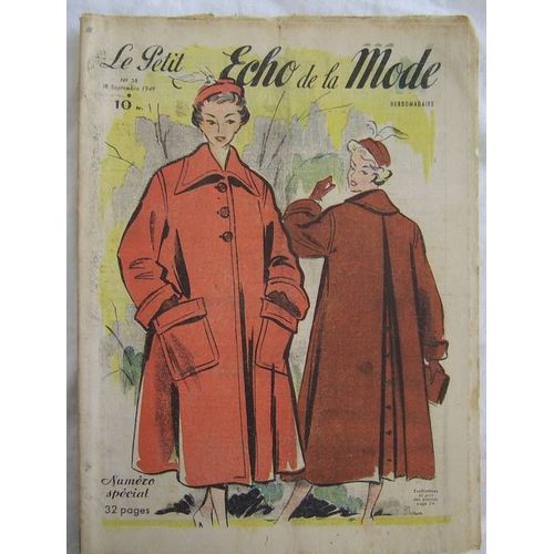Le Petit Echo De La Mode Du 18 Septembre 1949  N° 38