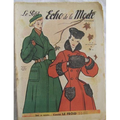 Le Petit Echo De La Mode Du 28 Novembre 1948  N° 48