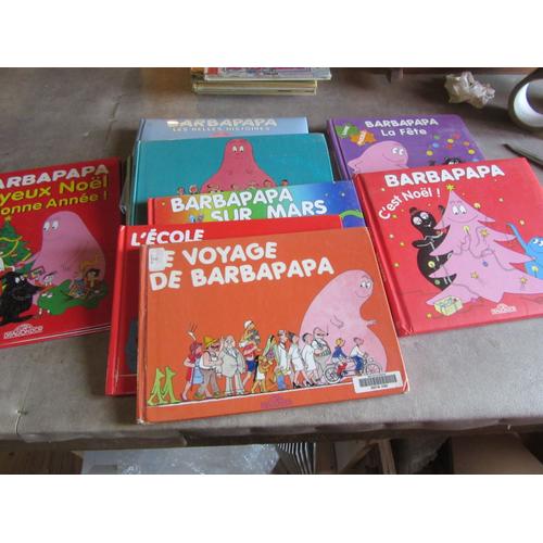 8 Vol Barbapapa : Le Voyage : L Ecole : Sur Mars : L Arbre : Les Belles Histoires ; C Est Noel : La Fete ( Exemplaire Bibliotheque