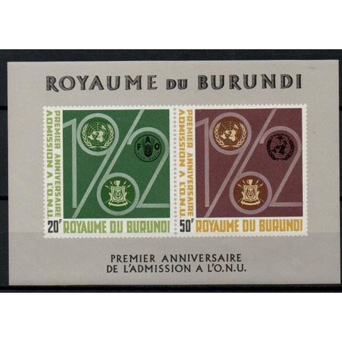 Burundi Admission À L' O.N.U.