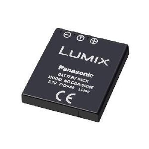 Panasonic CGA S004 - Pile pour appareil photo Li-Ion 710 mAh - pour Lumix DMC-FX2, FX2EG-S, FX7, FX7-A, FX7B, FX7EGM-S, FX7EGM-T, FX7EG-R, FX7K, FX7PP-K, FX7S