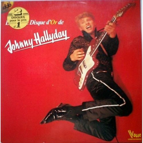 Le Double Disque D'or De Johnny Halliday