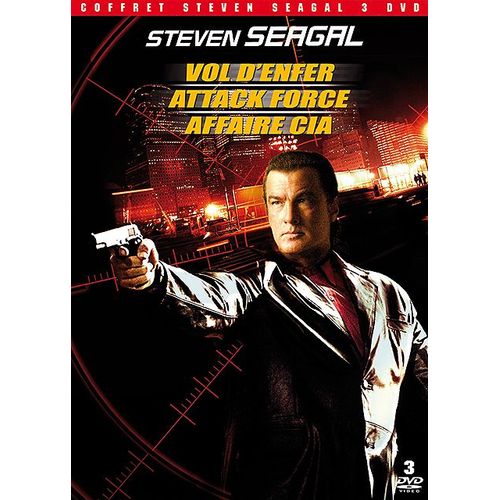 Coffret Steven Seagal - Vol D'enfer + Attack Force + L'affaire Cia