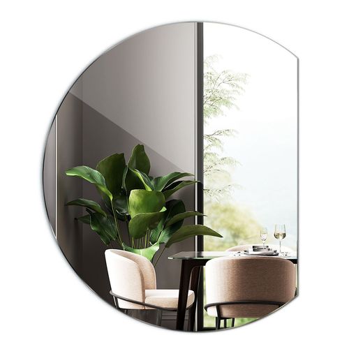 Tulup Miroir Classique Exclusif Unique 63 x 70 Irrégulière décoratif mural Miroir de maquillage miroir pour dressing Salle de bain Salon Chambre à coucher miroir classique miroir glamour