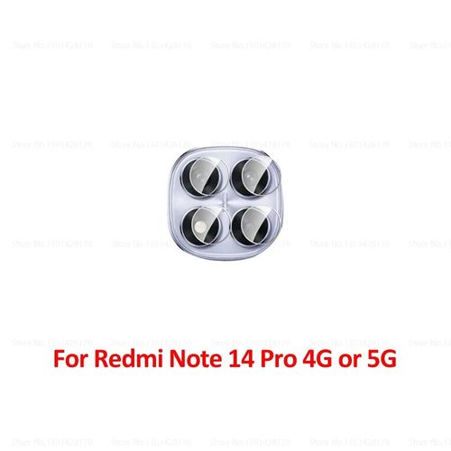 Protecteur De Caméra En Verre Trempé, 3 Jeux, Pour Xiaomi Redmi Note 13 Pro 5g Note14 Pro + 14 14pro Plus 13pro 4g, Film D'objectif De Téléphone Transparent-3 Set-Note14 Pro 4g Or 5g