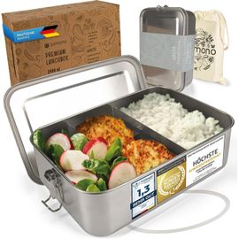 TIANYI-® Lunchbox Boîte à pain Bento-Box anti-fuite en acier inoxydable