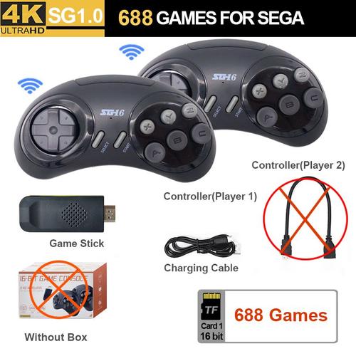 Console De Jeu Sans Fil Irus Corn, 16 Bits, Compatible Hdmi, Jeux Tv Rétro 2700 + Dendy Pour Md Mega Drive 2, Sega Genesis Ru Game Stick