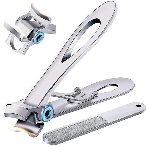 Coupe-ongles pour ongles épais ? Coupe-ongles surdimensionné à large ouverture de la mâchoire, coupe-ongles robuste en acier inoxydable pour ongles épais, bout extra large