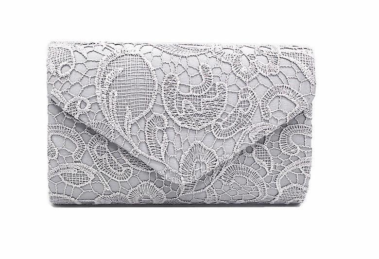 Femmes lgantes dentelle florale soire pochette enveloppe ...