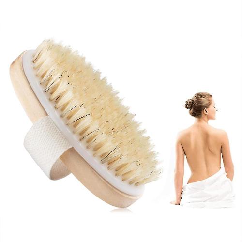 Brosse à récurer pour bain et douche, Massage corporel, Spa, poils exfoliants pour peau humide/sèche, haute vente