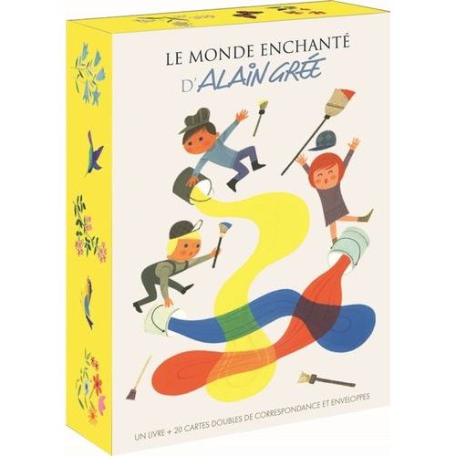 Coffret Le Monde Enchanté D'alain Grée - Contient 1 Livre Et 20 Doubles Cartes De Correspondance Et Enveloppes