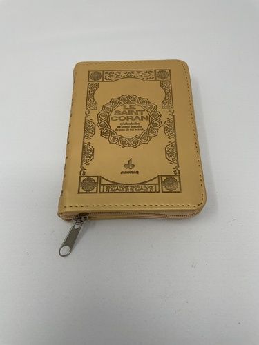 Saint Coran Français Pochette (11 X 15 Cm) - Couverture Or