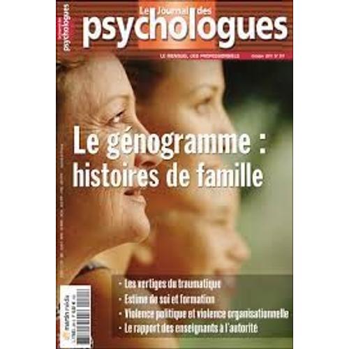 Le Journal Des Psychologues 281 Octobre 2010. Le Génogramme : Histoires De Famille