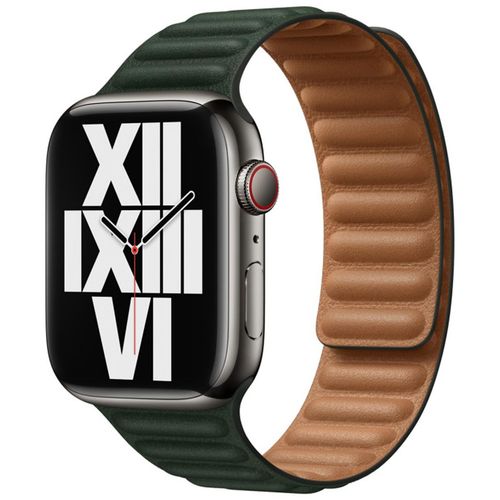 Apple - Bracelet De Montre Pour Montre Intelligente - Taille P/M - Vert Séquoia - Pour Watch Hermès Series 7, Hermès Series 9, Nike Series 7, Series 10, Series 8, Series 9