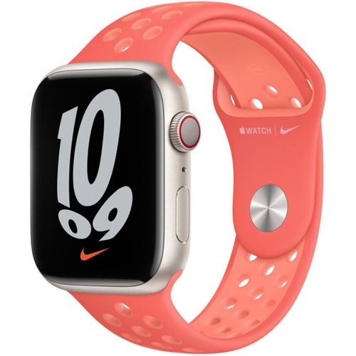 Apple Nike - Bracelet Pour Montre Intelligente - 140 - 210 Mm - Braise Magique, Bliss Cramoisi - Pour Watch Hermès Series 7, Hermès Series 9, Series 10, Series 8, Series 9, Ultra, Ultra 2