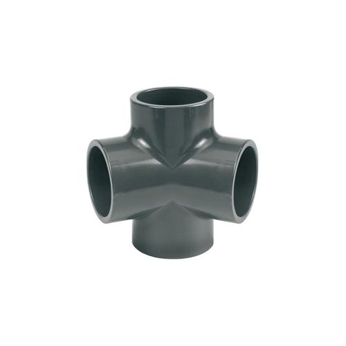 Té 4 voies PVC pression 90° Ø 50 mm - Fitt
