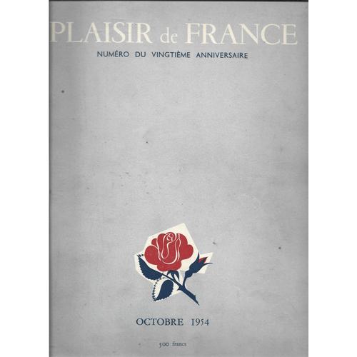 Plaisir De France, Octobre 1954