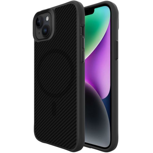 Imoshion Rugged Hybrid Carbon Case Avec Magsafe Iphone 14 Noir
