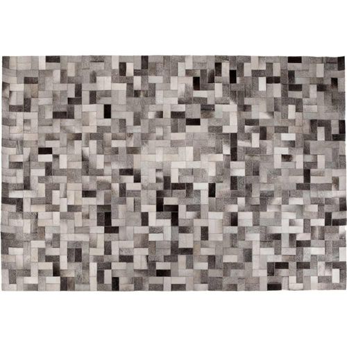 Tapis Design En Cuir - Priss Gris