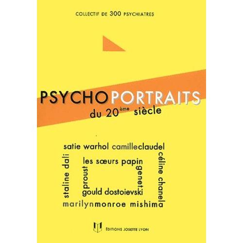 Psychoportraits Du 20ème Siècle