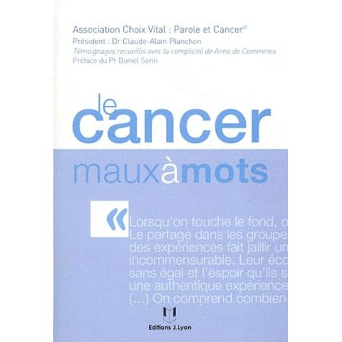 Le Cancer Maux À Mots
