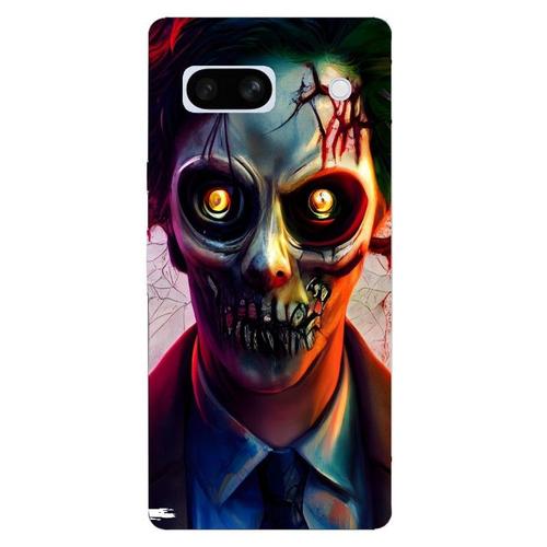 Coque Tpu Pour Pixel 6a Joker Manga Et Zombie Walking Dead