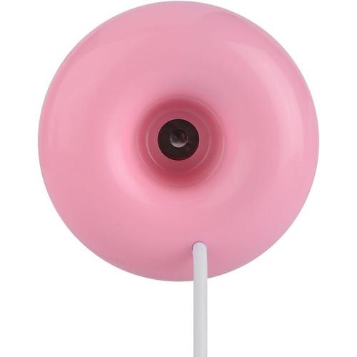 Mini Humidificateur USB Portable Forme de Donut Humidificateur d'air ¿¿ Atomisation pour Voiture, Voyage, Maison, Bureaux (rose)