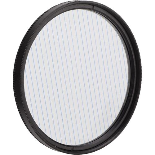 Filtre De Strie Bleue 62mm/67mm/72mm/77mm, Filtre D'objectif ¿¿ Effets Sp¿¿Ciaux Verre Optique Anamorphique Avec Cadre En Alliage D'aluminium(77mm)