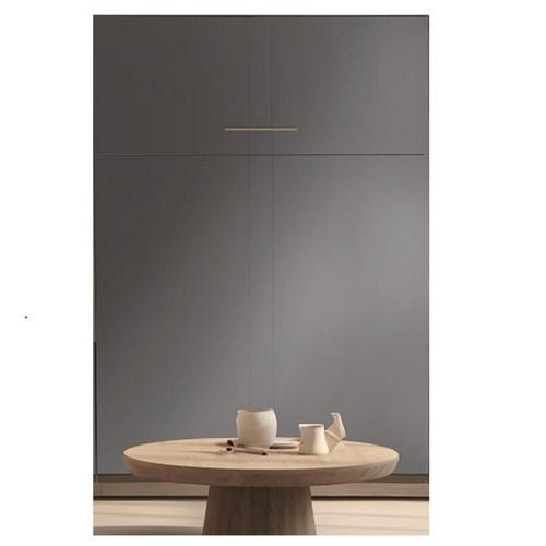 Armoire Lit Escamotable Arlitec "Ariane " 140*200 Cm Chêne Cérusé Façade Laquée Gris