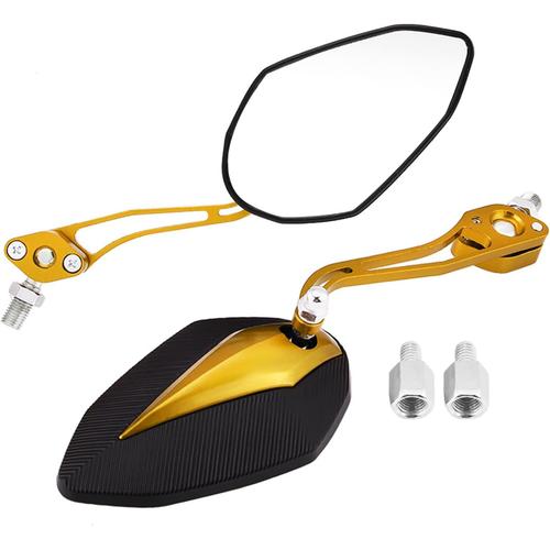 R¿¿Troviseur Scooter Paire 8mm 10mm Universel Moto Scooter Moto R¿¿Troviseurs Lat¿¿Raux(Jaune) Retroviseur Scooter Retroviseur Jaune R¿¿Troviseur Scooter Universel