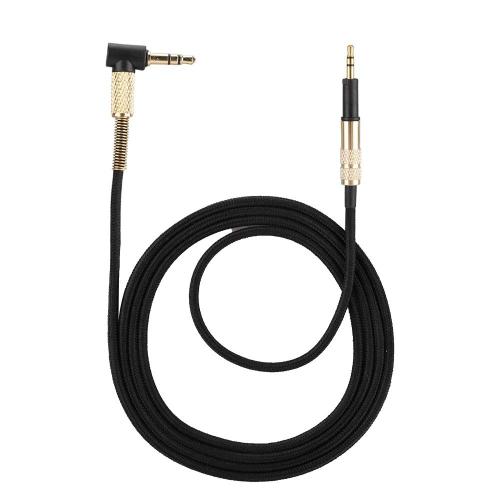 Cable de remplacement audio Cable tress¿¿ pour casque d¿¿¿¿coute audio pour AKG K450 K451 K452 K480 Q460 123cm / 4feet sans microphone