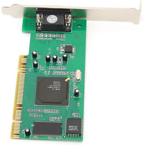 Hopcd Carte Graphique PCI 8 Mo 32 Bits Ordinateur de Bureau VGA PCI Cartes m¿¿res Plug-in Carte Graphique Compatible avec Slot PCI-X 64 Bits