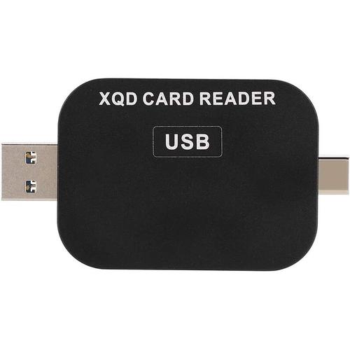 Lecteur de Carte Professionnel XQD 500 Mo/s USB3.0 HUB C Lecteur de Carte de Transmission de donn¿¿es pour Nikon D4, D5, D500/pour Sony cam¿¿ra d'interface XQD et pour Windows/pour Max Syst¿¿me