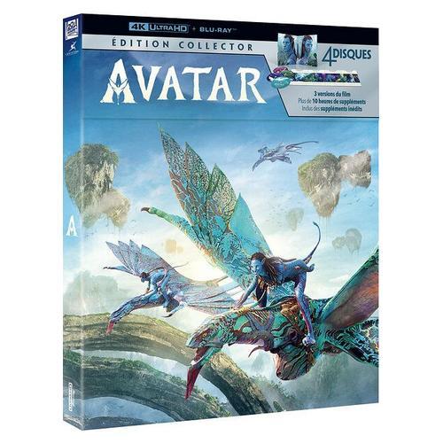 Avatar - Édition Collector 4 Disques - 4k Ultra Hd + Blu-Ray + 2 Blu-Ray Bonus