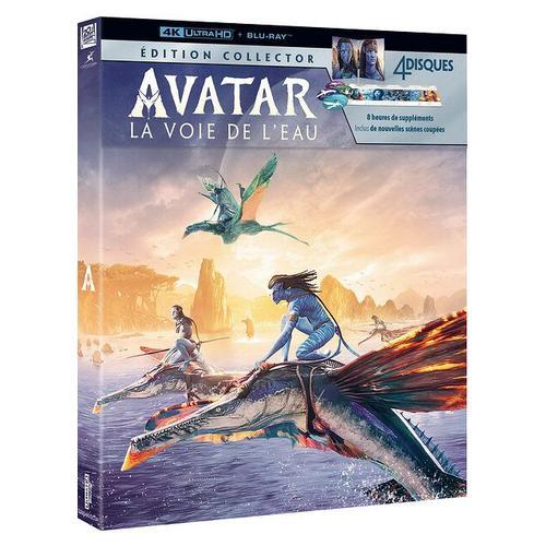 Avatar 2 : La Voie De L'eau - Édition Collector 4 Disques - 4k Ultra Hd + Blu-Ray + 2 Blu-Ray Bonus