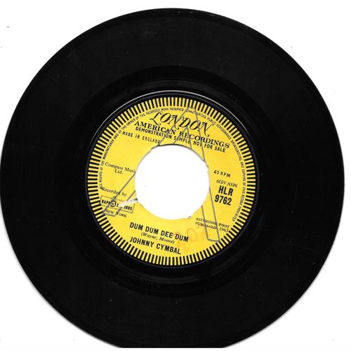 Johnny Cymbal : Dum Dum Dee Dum / (Surfin' At) Tia Juana [Vinyle 45 Tours 7"] 1963