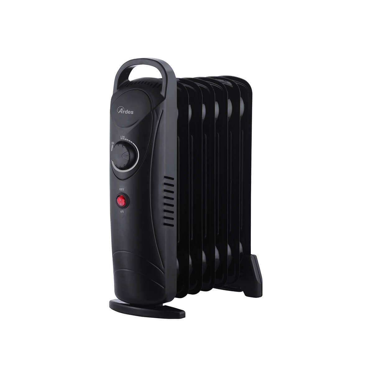 Ardes AR4R07M2 OILO MINI 2 Radiatore ad Olio 7 Elementi Riscaldanti 600W Nero