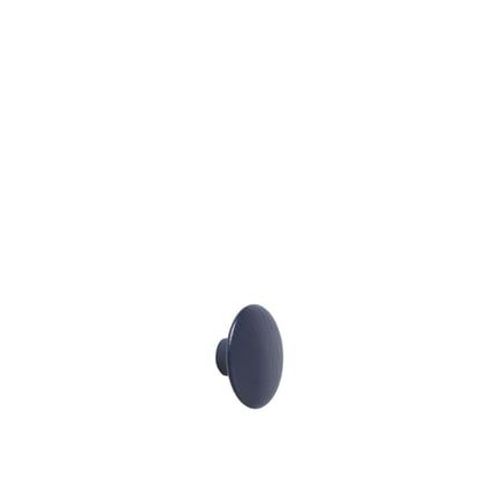 Muuto - Patère Dots Wood - XS - bleu nuit - Bleu