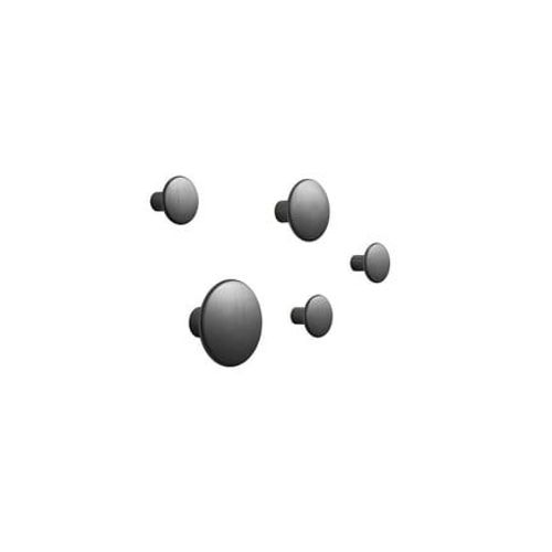 Muuto - Patère The Dots métal - noir - Ensemble - Noir
