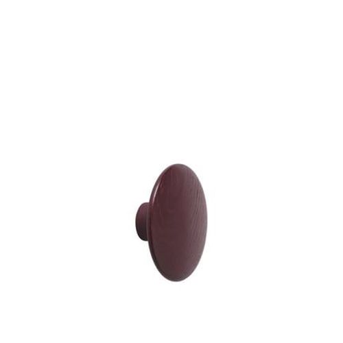Muuto - Patère Dots Wood - M - rouge - Violet