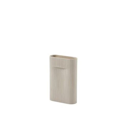 Muuto - Vase Ridge - H 35 cm - beige - Beige