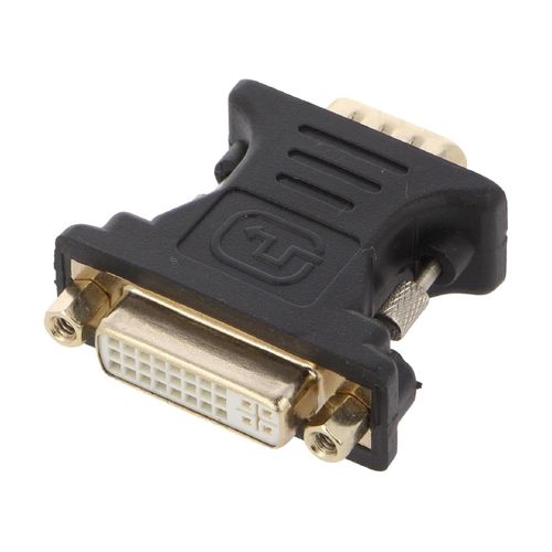 Adaptateur DVI-I femelle vers D-Sub HD male noir