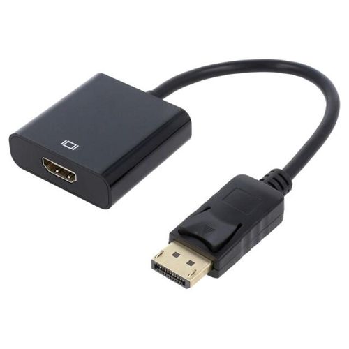 Adaptateur DisplayPort 1.1 DisplayPort prise male vers HDMI femelle 0.1m - Noir