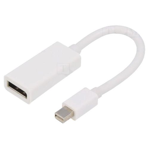 Adaptateur DisplayPort 1.1 DisplayPort femelle vers Mini DisplayPort prise male Full HD 0.15m blanc