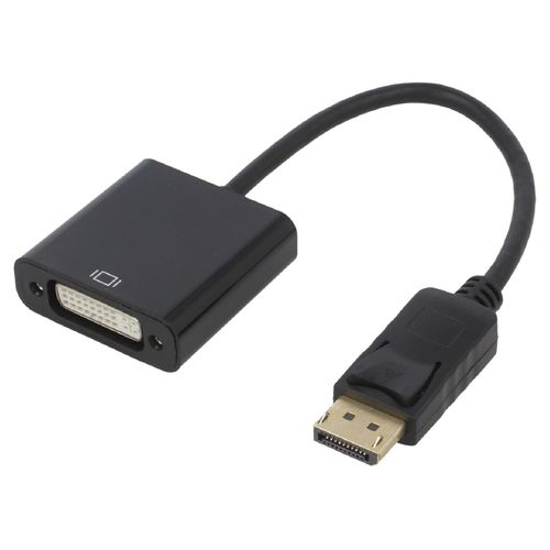 Adaptateur DisplayPort male vers DVI-I femelle 0.2m noir